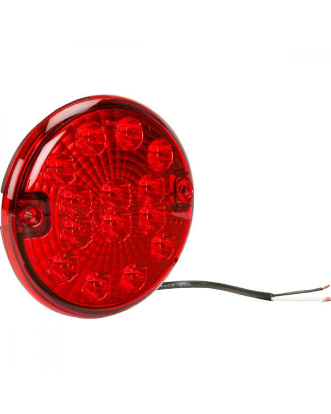 1 брой Червен LED Лед Диоден Стоп светлина , Кръгъл Ø14cm, 12V-24V, За Камион, Ремарке, Бус , Каравана, Кемпер