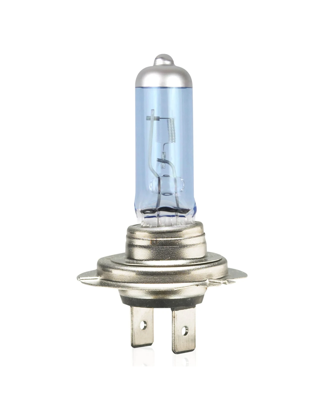 1 брой халогенна крушка H7 12V 55W с UV филтър Super White E4