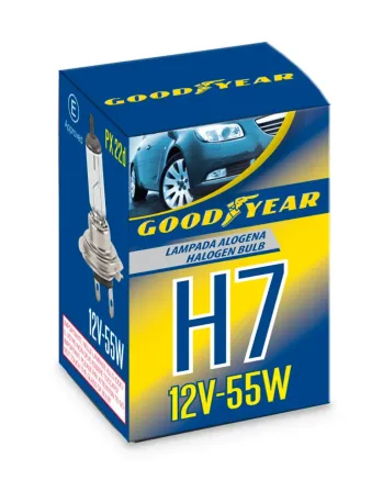 1 брой халогенна крушка H7 Х7 12V 60 / 55W P14,5s 5000K E4 Goodyear Гудиър