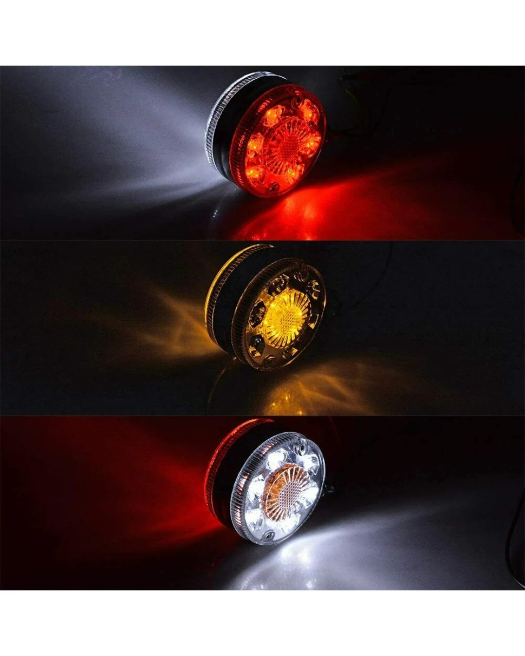1 брой LED Габарит, Маркер, 3 цвята - 12-24V - За Автомобил, Бус, Камион, Ремарке и др.