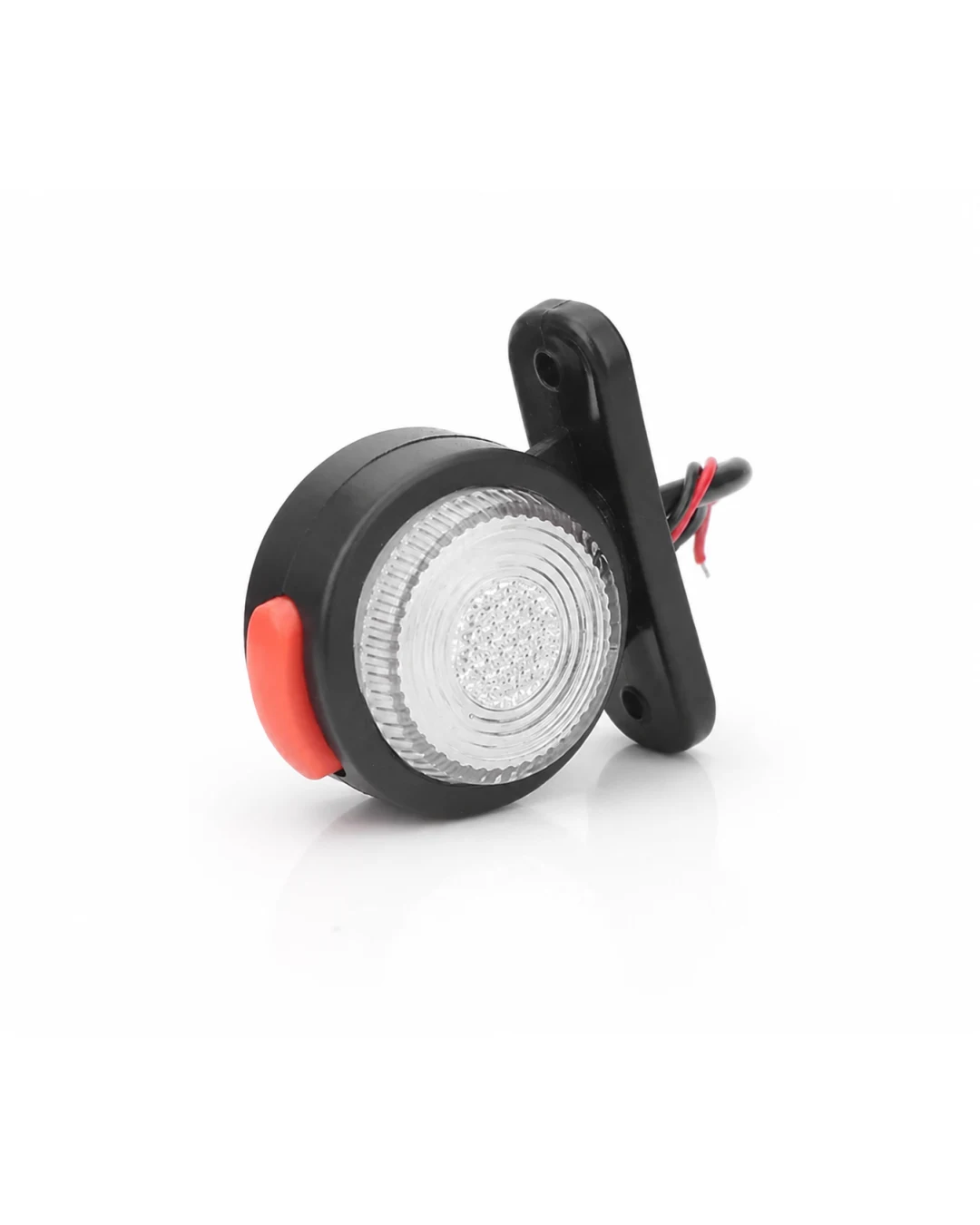 1 брой LED страничен габарит, токос, рогче 12-24V с три светлини бяла, жълта, червена Неон Ефект за ремаркета, платформи, камиони и др.