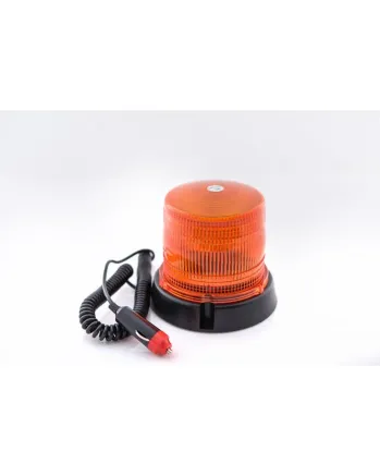 10 LED Лед Сигнална лампа, аварийна, маяк, буркан 12V с магнитно закрепване