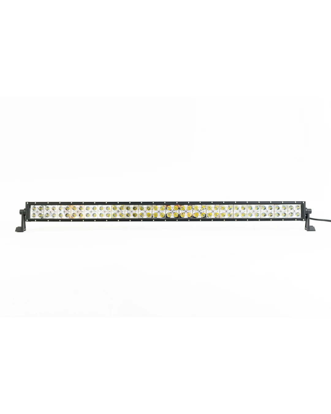 100 См Led Bar Лед Диоден Бар Прожектор Бяла и Оранжева, Жълта Светлина, Блиц, Флаш, CROSS DRL 240W 12V 24V