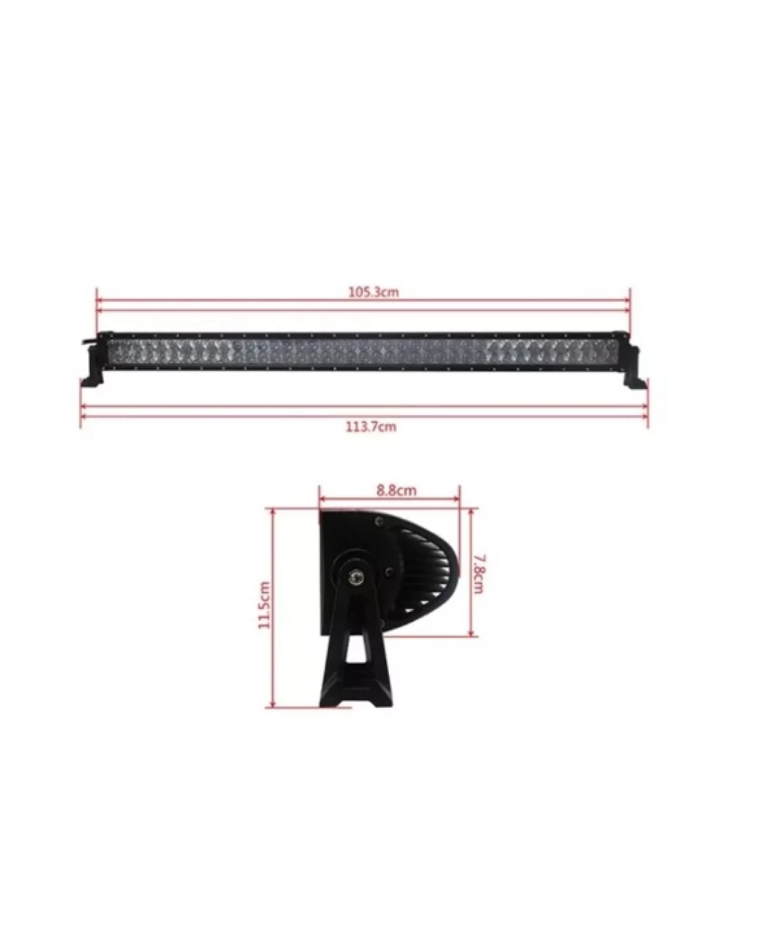 105См 240W Мощен 4D 4Д Епистар Led Bar Лед Диоден Бар Прожектор 12V 24V 14400 Лумена