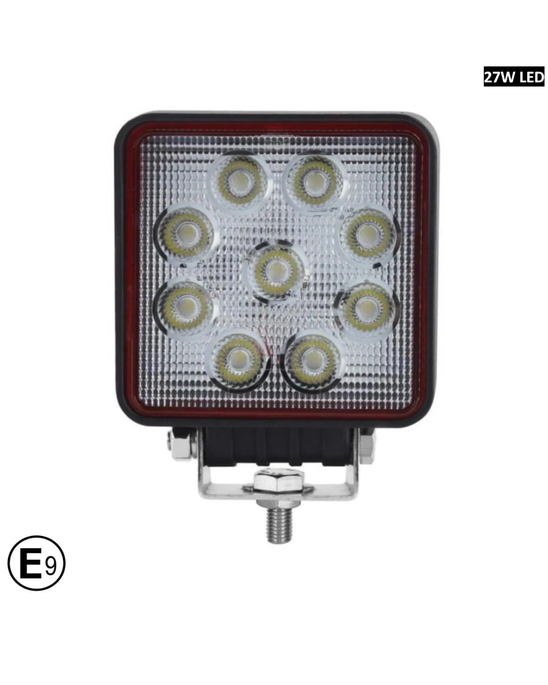 10См 27W Супер Мощен Квадратен PRO Led Диоден Халоген Лед Лампа Прожектор 12-24V
