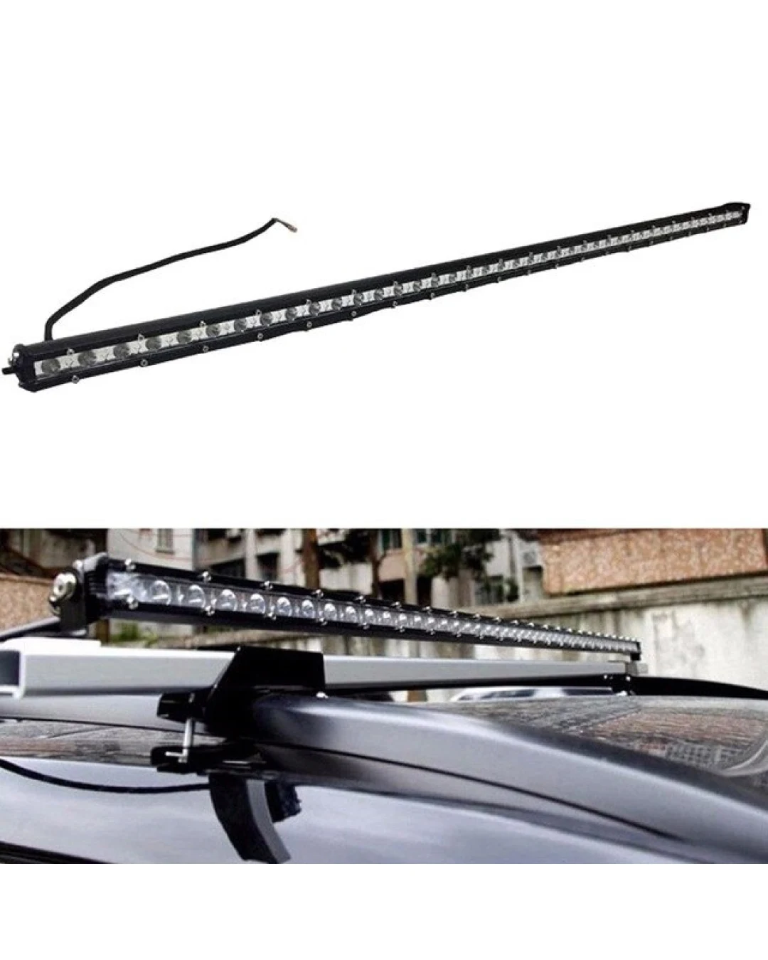 112см 126W Slim Слим Едноредов Мощен Led Bar Лед Диоден Бар Прожектор 12-24V