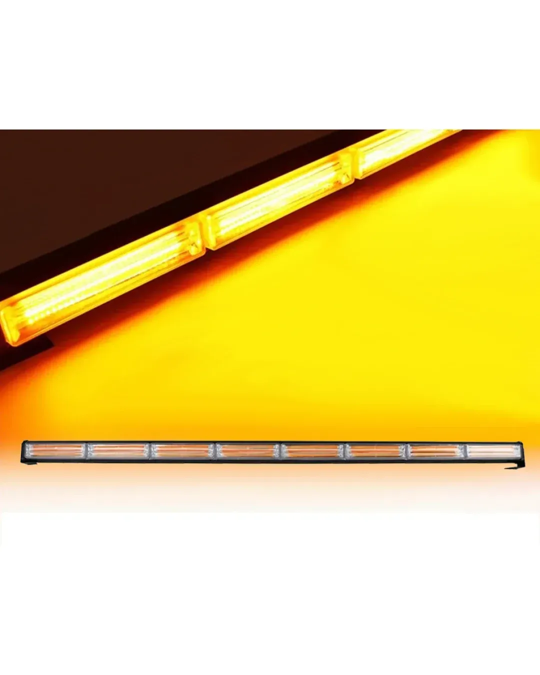 120cm Сигнална Аварийна Блиц Маяк Led Бар Лампа Пътна Помощ Платформа 12V-24V 144W