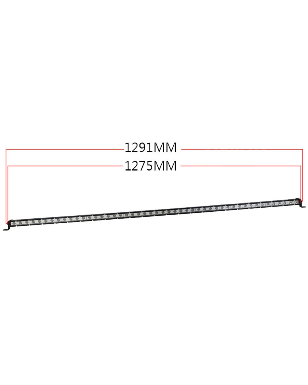 129см 144W Slim Слим Едноредов Мощен Led Bar Лед Диоден Бар Прожектор 12-24V