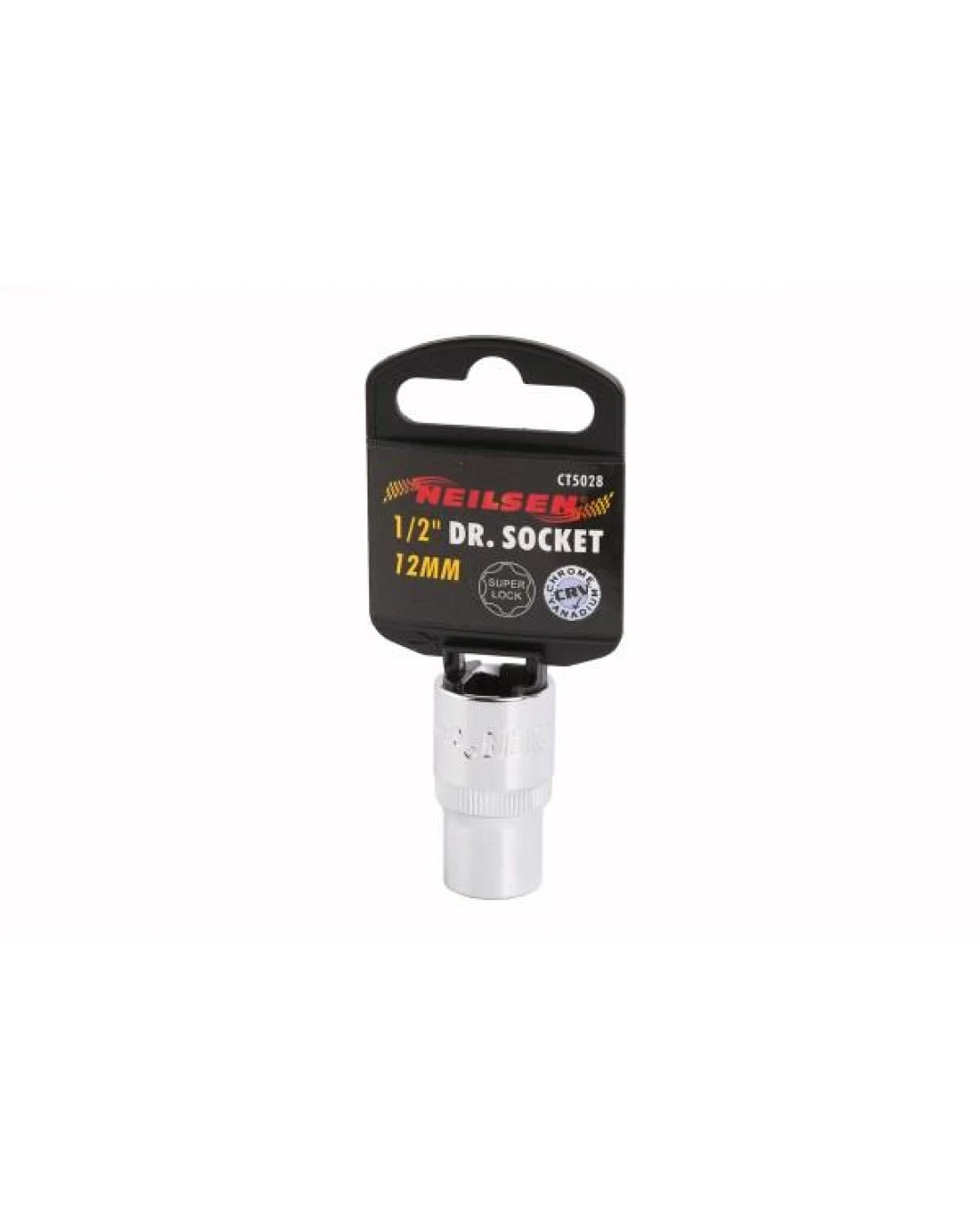 12мм - Вложка Хром Ванадий Super Lock за 1/2 глава - Neilsen Tools