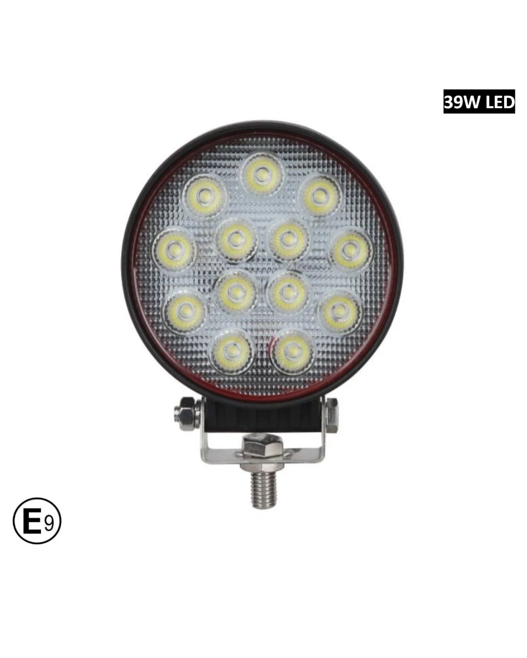 12См 39W Супер Мощен Кръгъл PRO Led Диоден Халоген Лед Лампа Прожектор 12V 24V