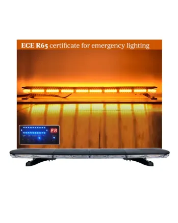 LED Аварийна Лампа Буркан 123 см - 12/24V (Бяло Стъкло)