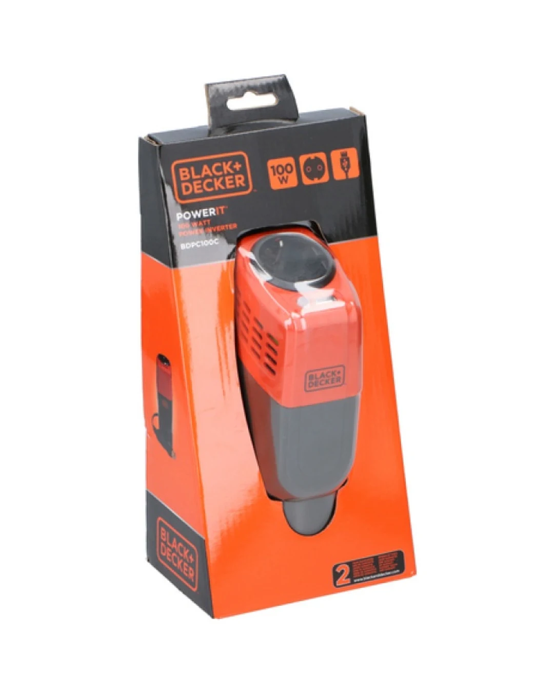 12V DC 230V AC 100W преносим токов трансформатор захранващ инвертор за автомобил Black & Decker USB изход