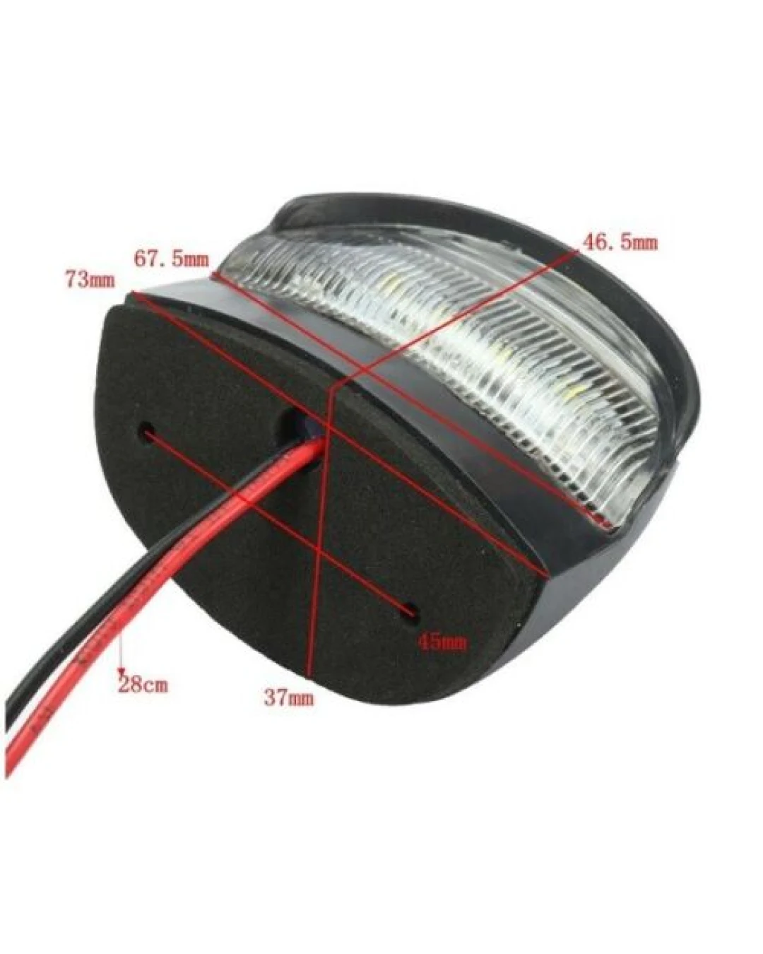 12V ЛЕД LED Диодно осветление за заден регистрационен номер за Автомобили Камиони Бусове Ремаркета Каравани и Др.