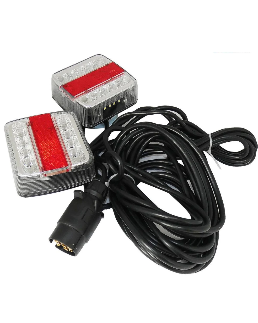 12V LED стопове пет функции за ремаркета и колесари с магнит кабел