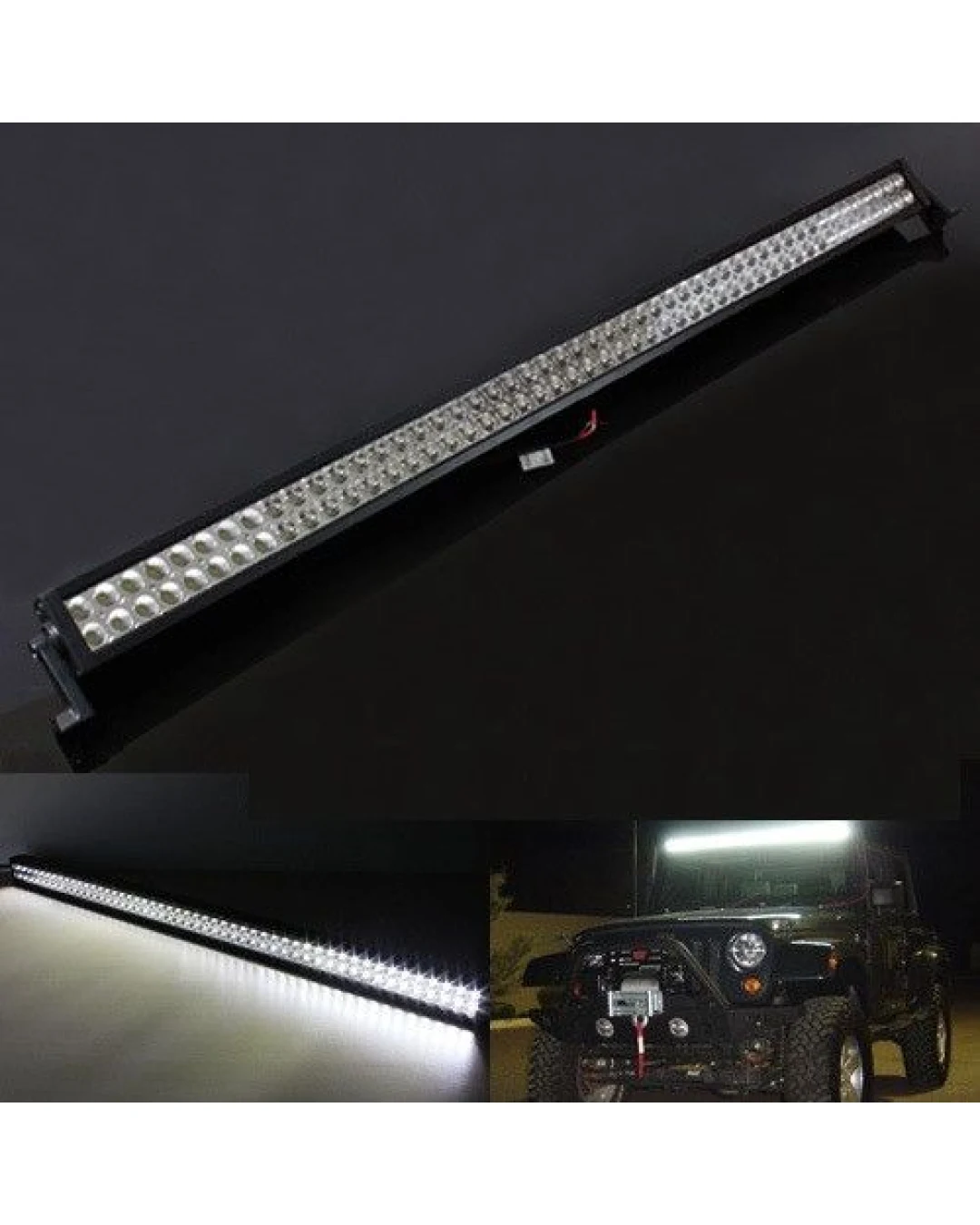 131 См Мощен LED бар 300W 100 LED 12V 24V АТВ, Джип, 4х4, Offroad, Камион