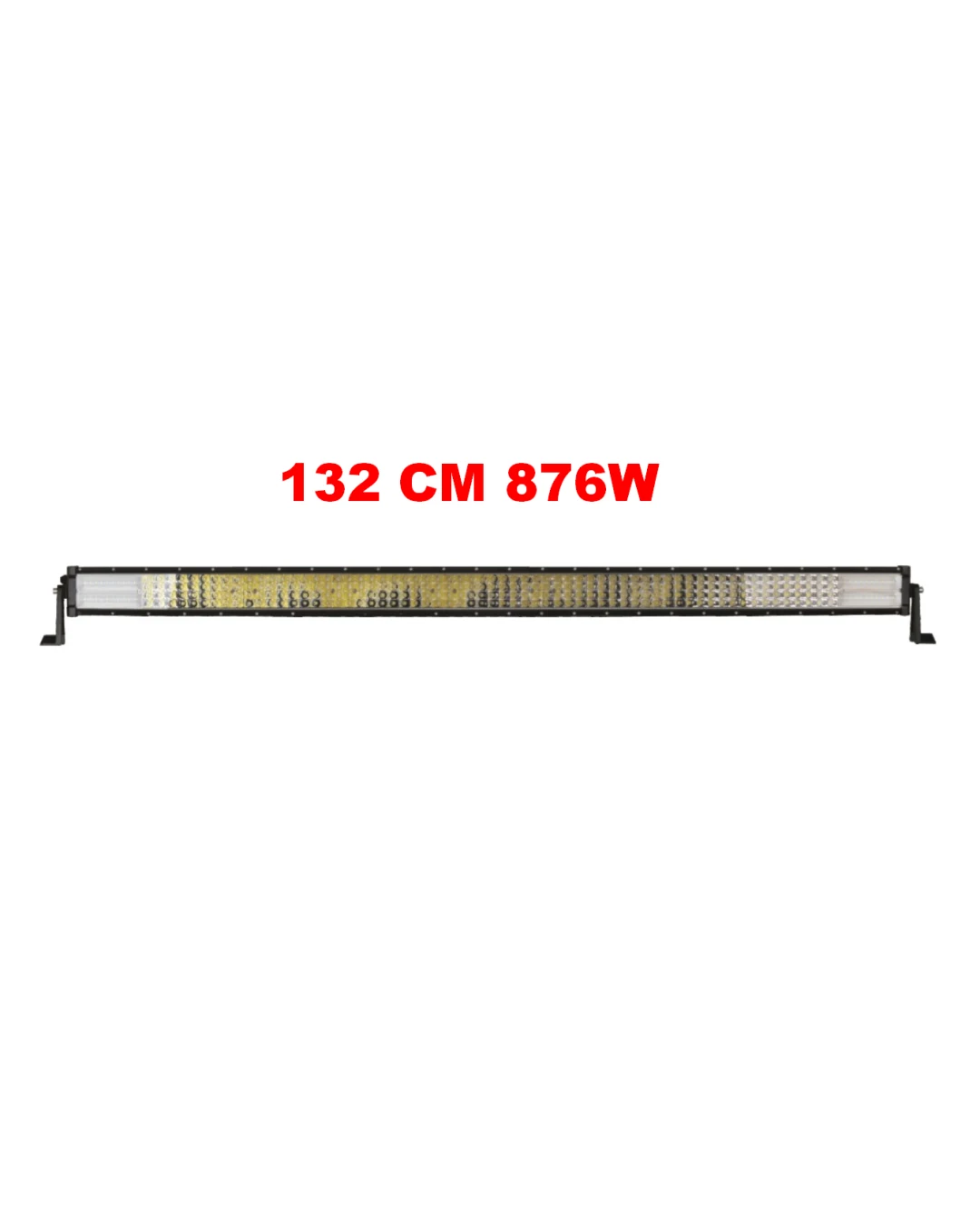 132 См 876W Мощен 7D 7Д Led Bar Лед Диоден Бар Прожектор 12V 24V 4 Редов