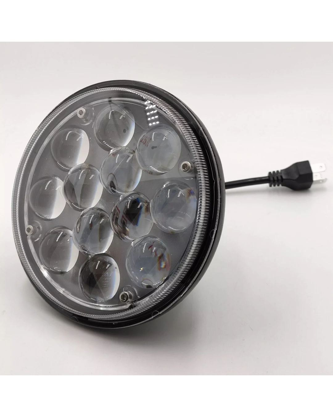14.5 см ЛЕД LED 5D 36W Универсален прожектор фар лампа халоген с къси / дълги светлини за мотоциклет автомобил офроуд бус ван камион трактор комбайн багер къси/дълги 12V-24V 5,7 инча