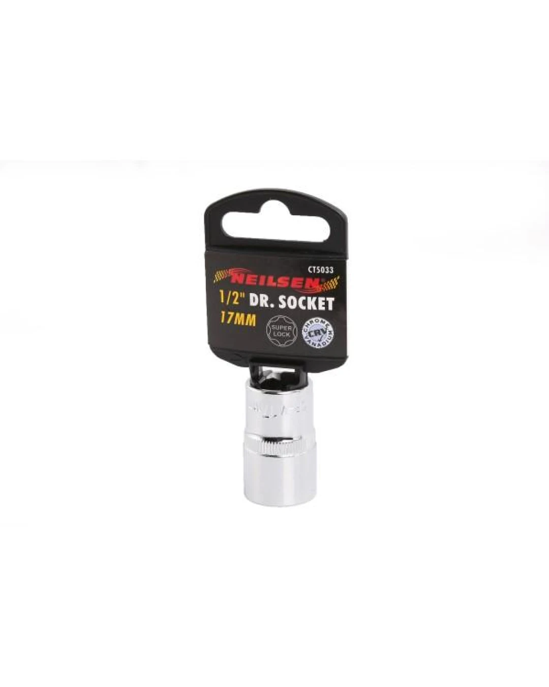 17мм - Вложка Хром Ванадий Super Lock за 1/2 глава - Neilsen Tools