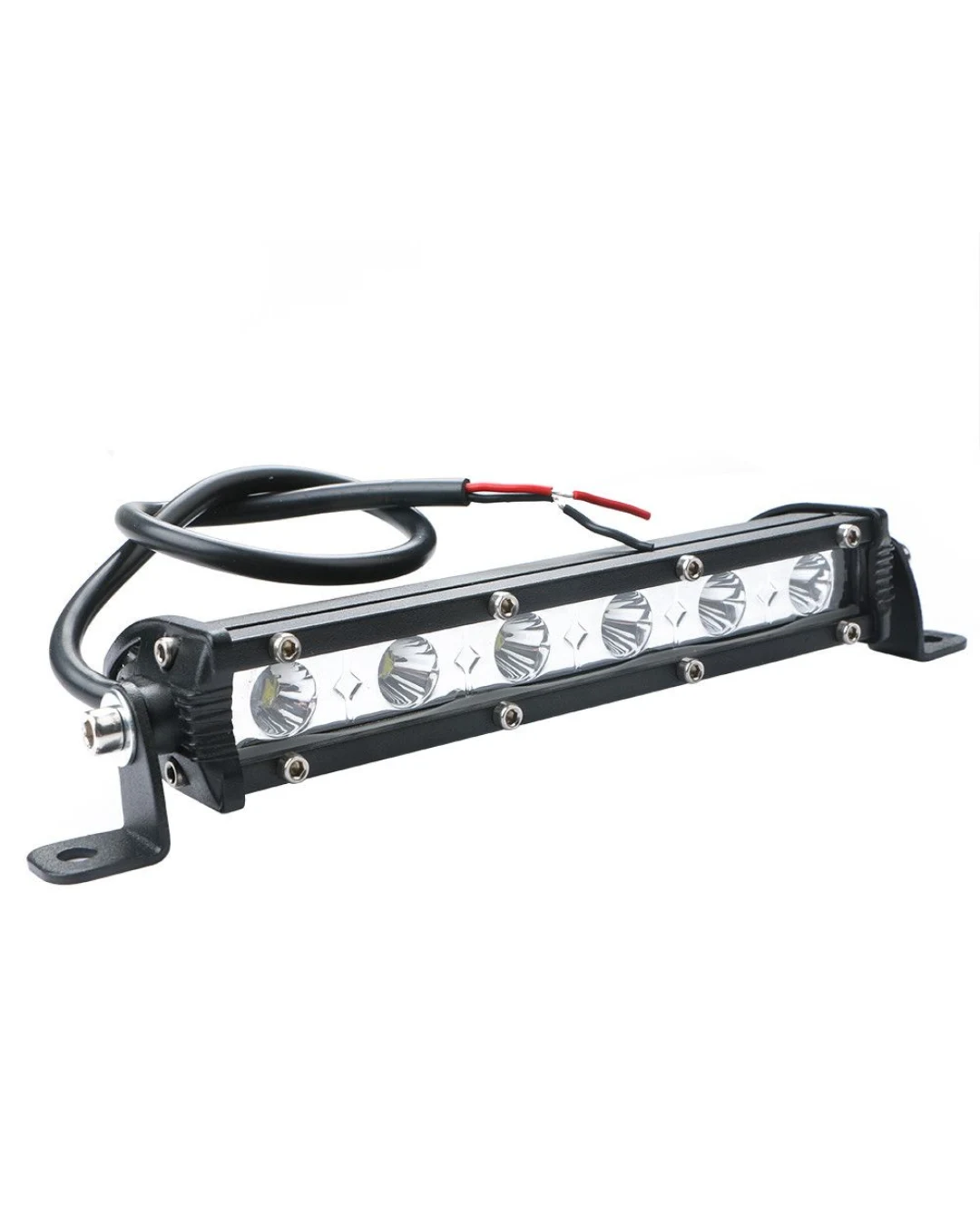 18,5 См Мощен LED бар Flexzon с насочена Spot светлина 18W 6 LED 12V 24V АТВ, Джип, 4х4, Offroad, Камион