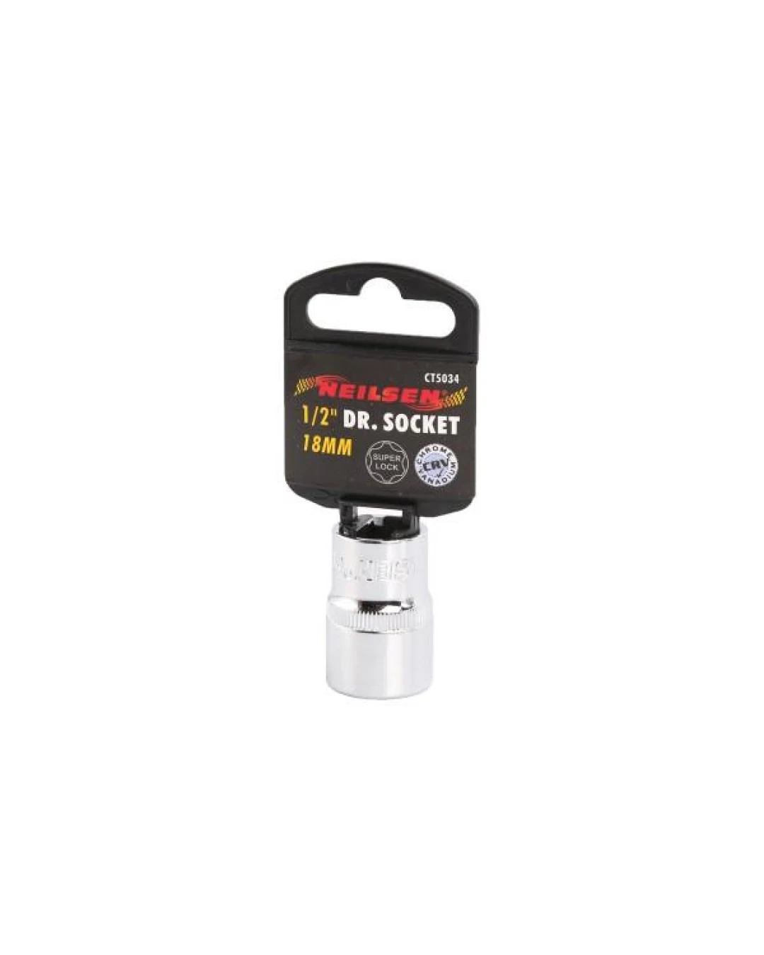 18мм - Вложка Хром Ванадий Super Lock за 1/2 глава - Neilsen Tools
