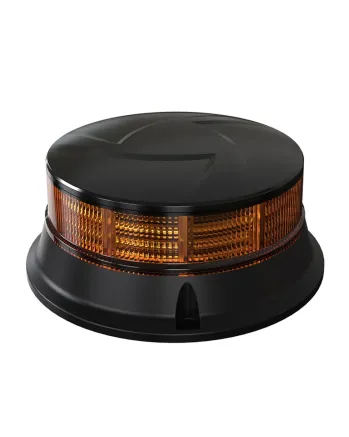 19W LED Диодна Въртяща се Сигнална Аварийна Лампа Маяк Буркан за Пътна Помощ Платформа 12V - 24V