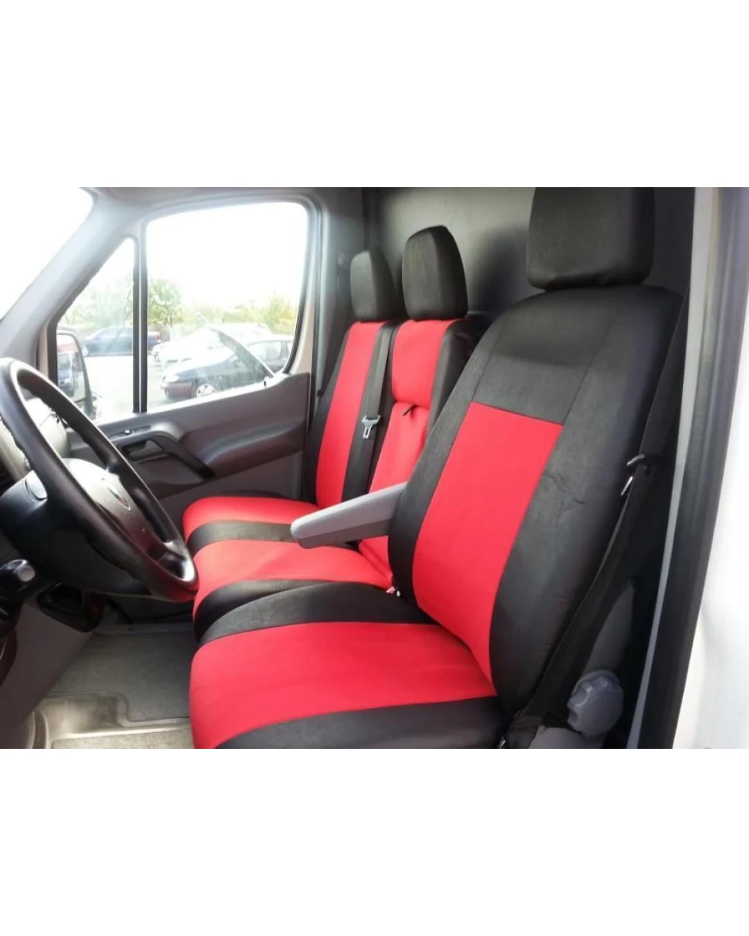 2+1 Калъфи тапицерия за предни седалки за Мерцедес Спринтер Mercedes Sprinter, Фолксваген Крафтер Volkswagen Crafter TAP117