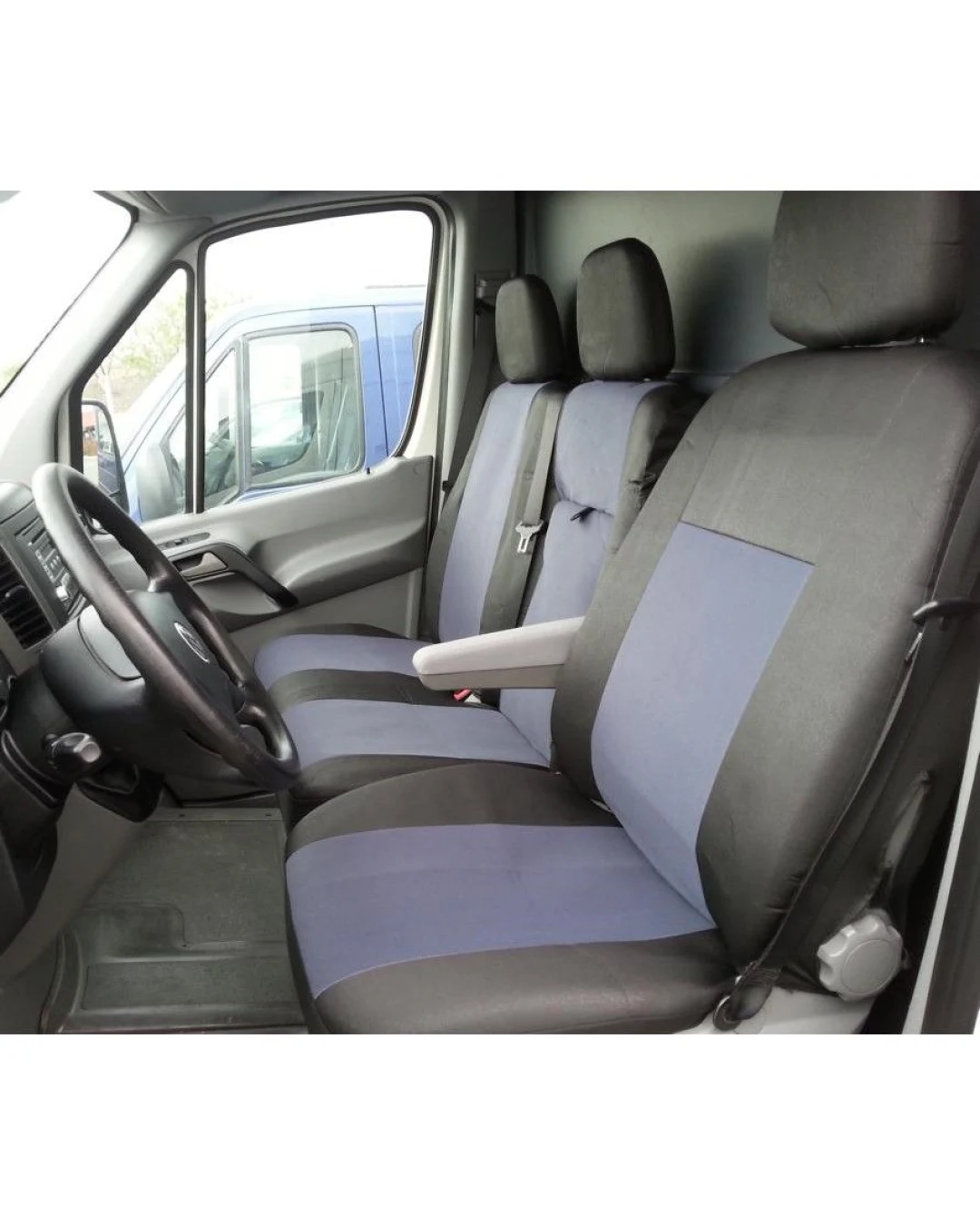 2+1 Калъфи тапицерия за предни седалки за Мерцедес Спринтер W906 2006+ Mercedes Sprinter, Фолксваген Крафтер Volkswagen Crafter TAP116