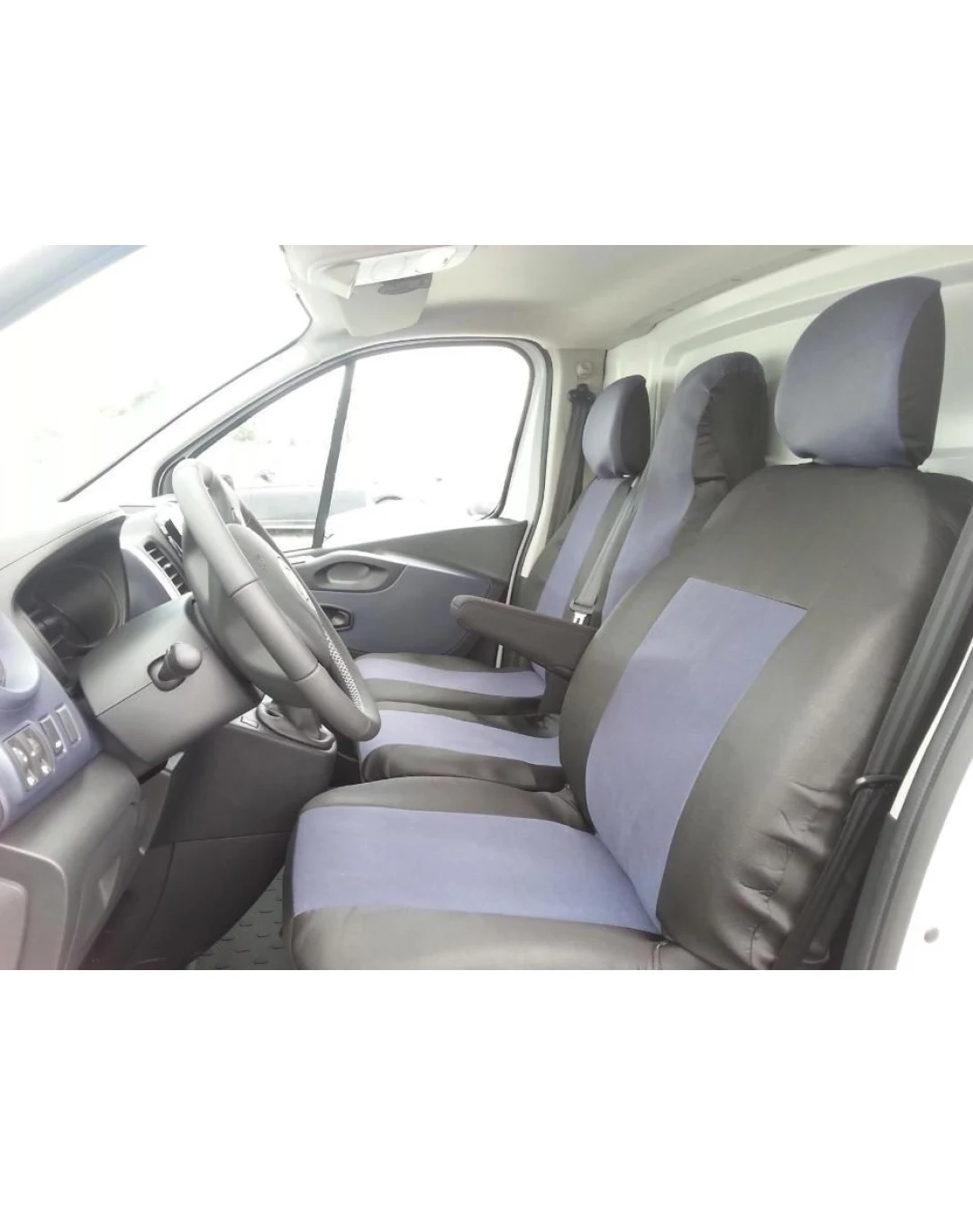 2+1 Калъфи тапицерия за предни седалки за Опел Виваро Opel Vivaro 2014+ Рено Трафик Renault Trafic 2014+ TAP285