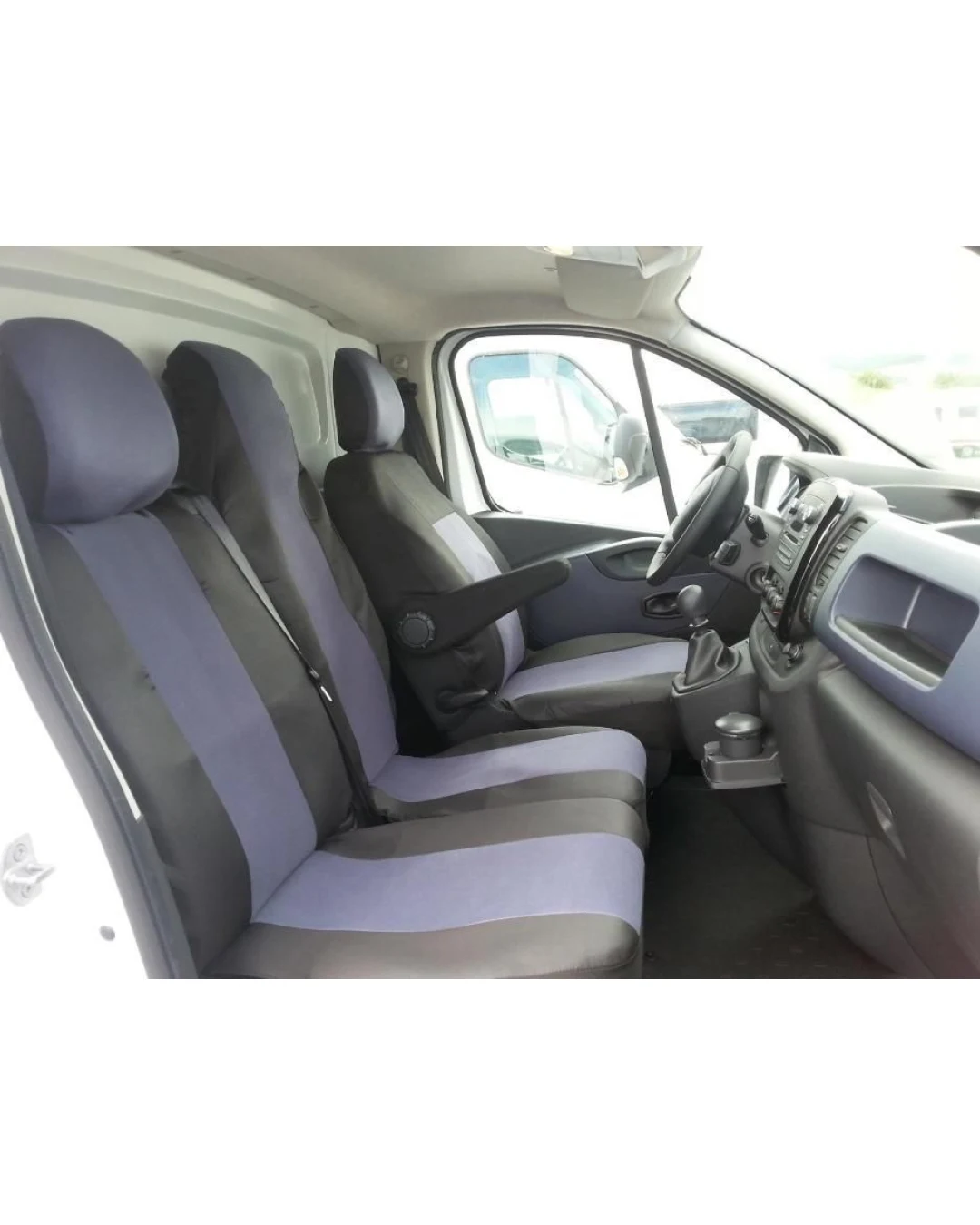 2+1 Калъфи тапицерия за предни седалки за Опел Виваро Opel Vivaro 2014+ Рено Трафик Renault Trafic 2014+ TAP285