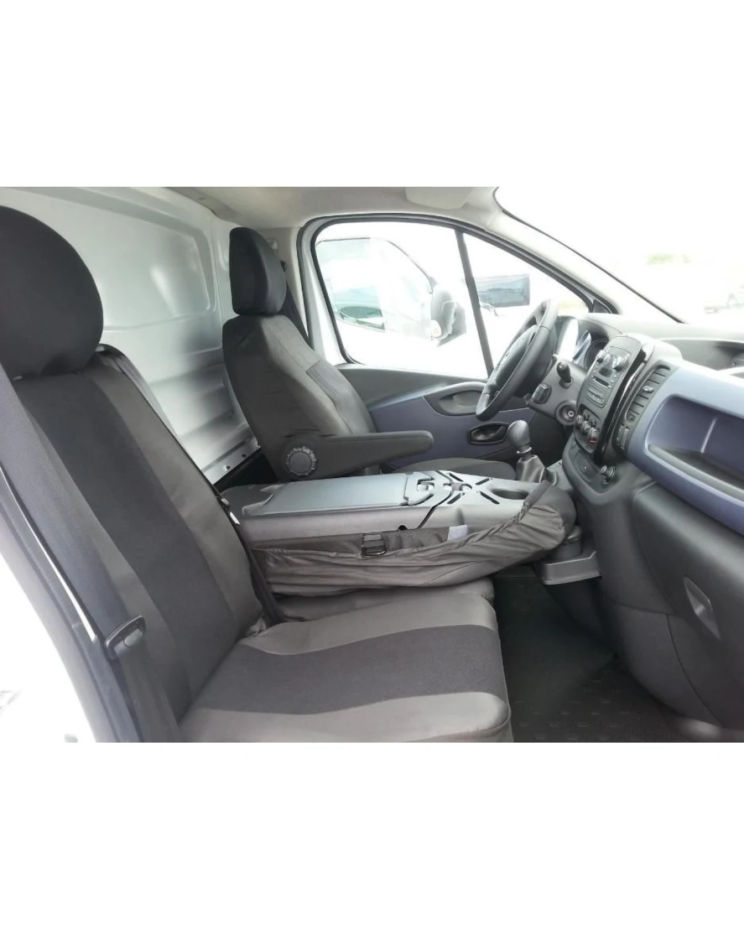 2+1 Калъфи тапицерия за предни седалки за Опел Виваро Opel Vivaro Рено Трафик Renault Trafic 2014+