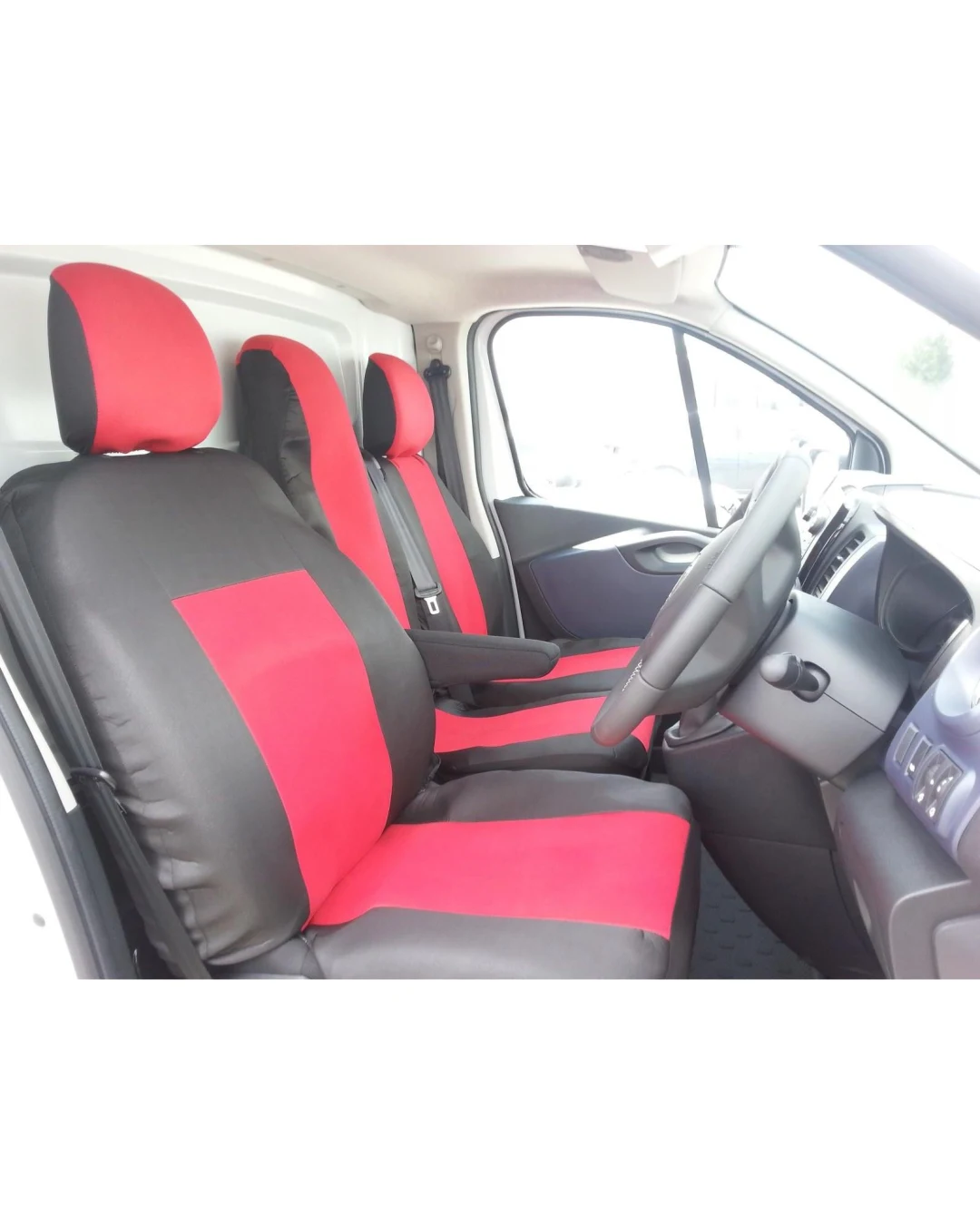 2+1 Калъфи тапицерия за предни седалки за Опел Виваро Opel Vivaro Рено Трафик Renault Trafic 2014+ TAP288