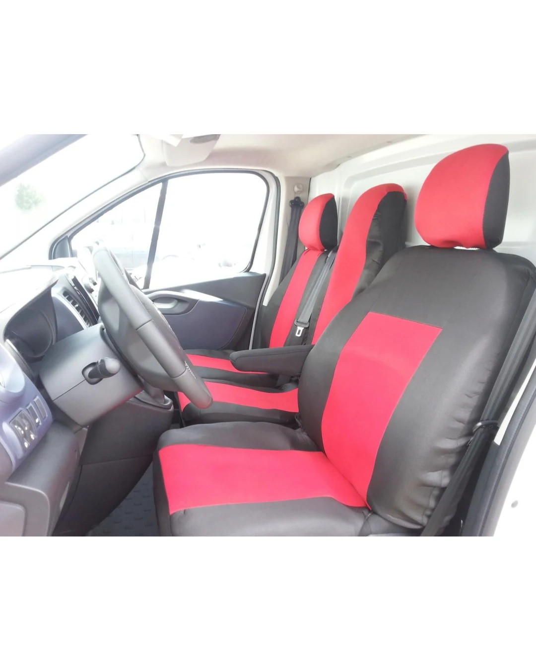 2+1 Калъфи тапицерия за предни седалки за Опел Виваро Opel Vivaro Рено Трафик Renault Trafic 2014+ TAP288