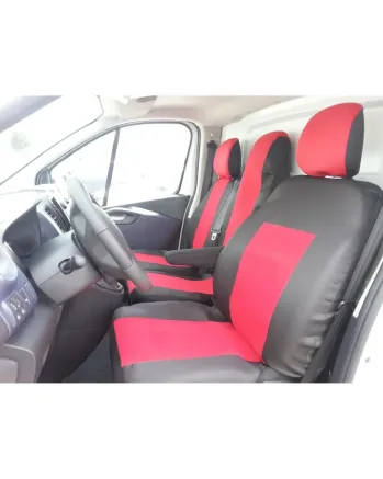2+1 Калъфи тапицерия за предни седалки за Опел Виваро Opel Vivaro Рено Трафик Renault Trafic 2014+ TAP288
