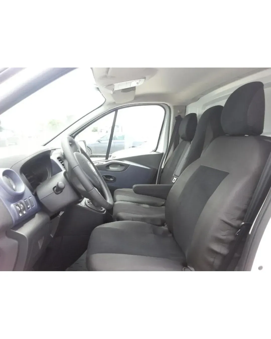 2+1 Калъфи тапицерия за предни седалки за Опел Виваро Opel Vivaro Рено Трафик Renault Trafic 2014+