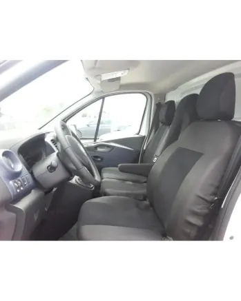 2+1 Калъфи тапицерия за предни седалки за Опел Виваро Opel Vivaro Рено Трафик Renault Trafic 2014+