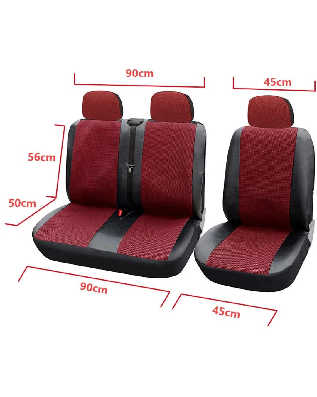 2+1 Комплект Лукс Универсални Калъфи , Тапицерия За Предни Седалки PREMIUM За Transit, Sprinter, Movano, Master, Crafter, Transporter, LT, Boxer, Jumper TAP499