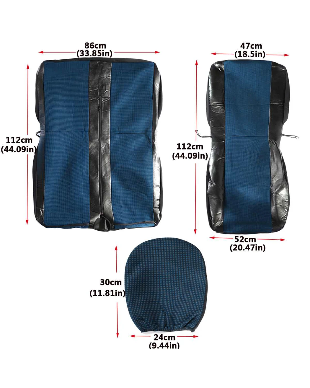 2+1 Комплект Лукс Универсални Калъфи , Тапицерия За Предни Седалки PREMIUM За Transit, Sprinter, Movano, Master, Crafter, Transporter, LT, Boxer, Jumper TAP500