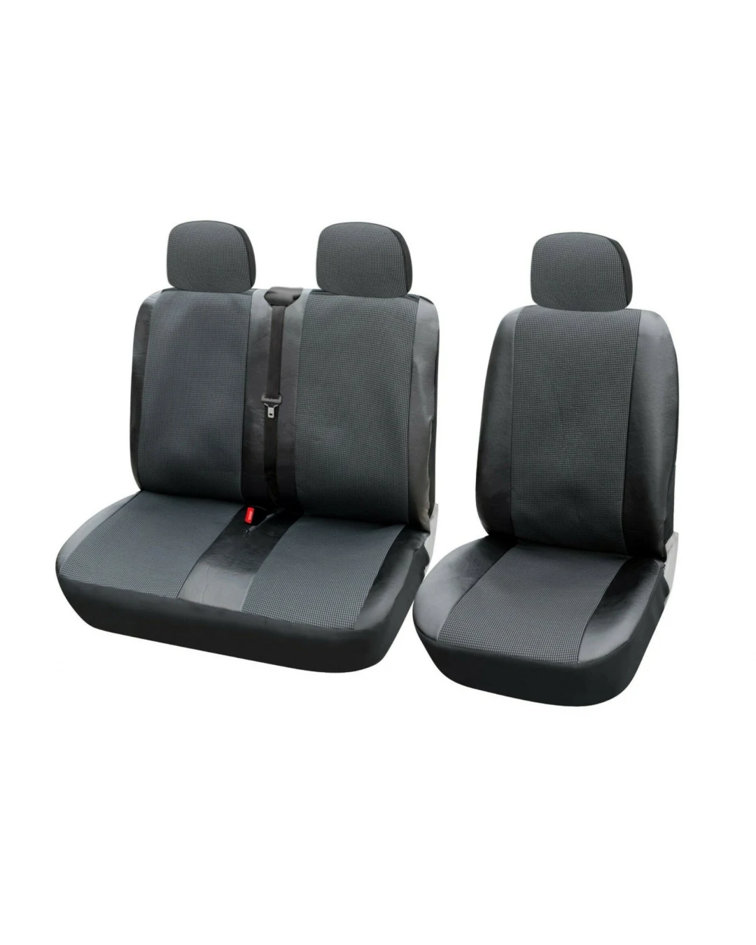 2+1 Комплект Лукс Универсални Калъфи , Тапицерия За Предни Седалки PREMIUM За Transit, Sprinter, Movano, Master, Crafter, Transporter, LT, Boxer, Jumper