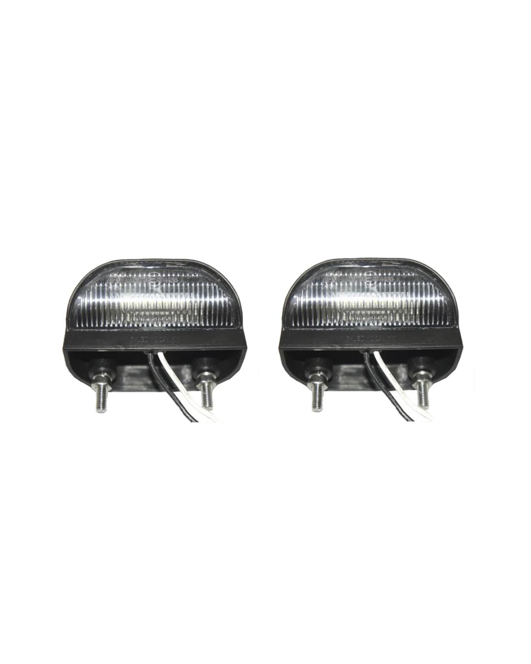 2 Броя Комплект LED Oсветление, Лед Плафон за Регистрационен Номер, 12V-24V, 75X45mm