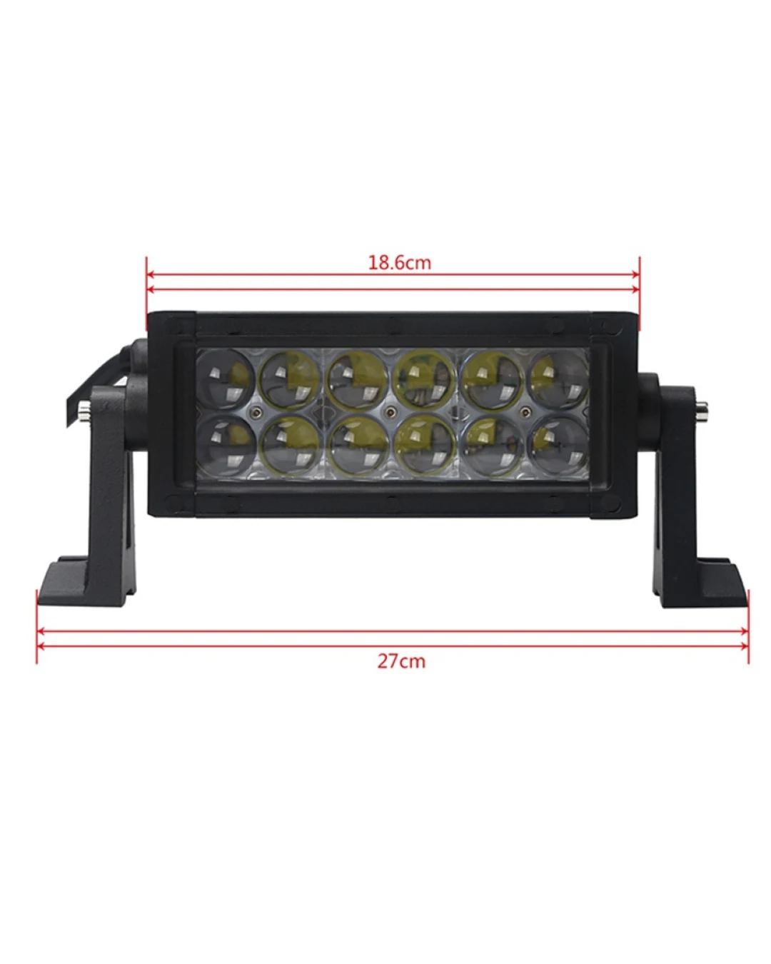 27 См 36W Мощен 4D 4Д Епистар Led Bar Лед Диоден Бар Прожектор 12V 24V 2160 Лумена