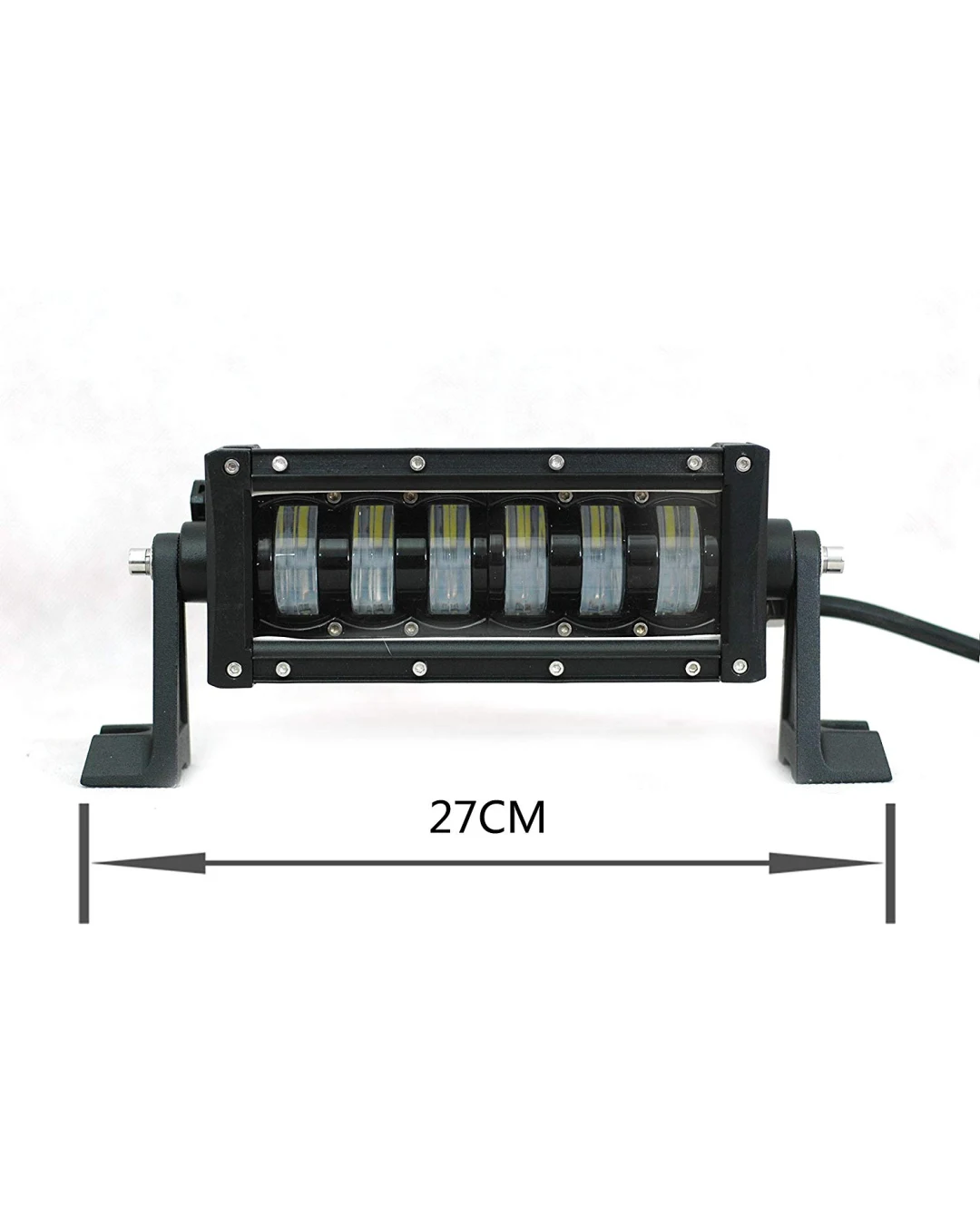 27 См Мощен Led Бар 48w С Две Функции Къса И Дълга Светлина 12v 24v Атв, Джип, 4х4, Offroad, Камион