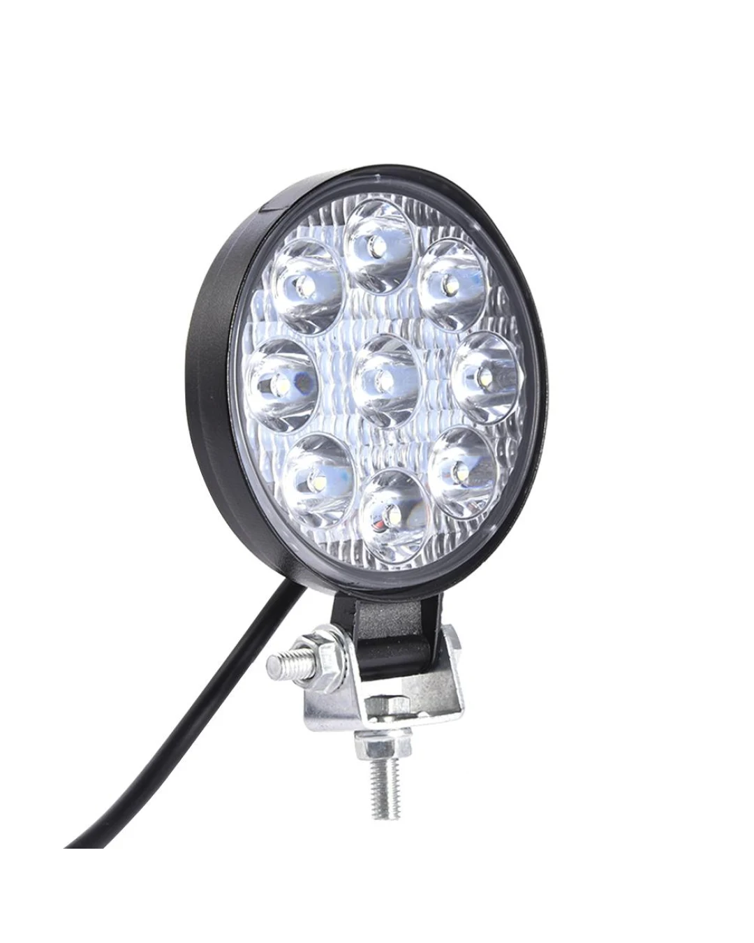 27W Кръгъл Led Диоден Фар Прожектор Дневни Светлини 12V 24V Слим Slim