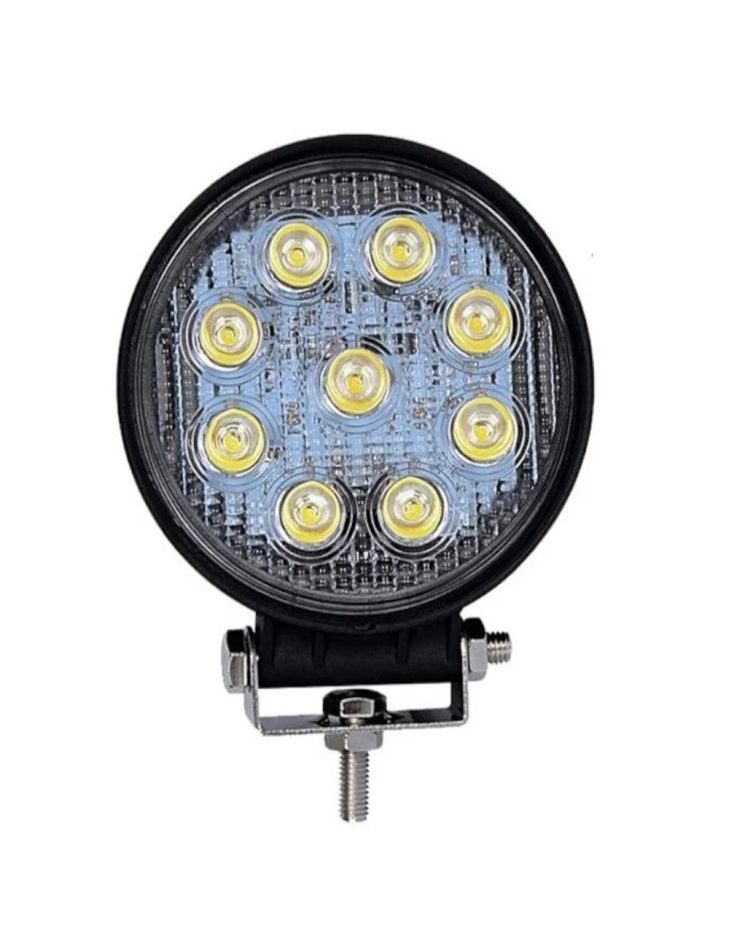 27W ЛЕД 12V 24V LED Диоден Халоген Фар Прожектор Задна Светлина Диодна Kръгла Лампа