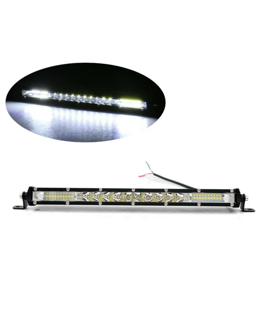28.5 см LED Лед Диоден Бар 4500 lm, 90W Ултра Тънък 12-24V Комбинирана Combo - Flood и Spot Светлина