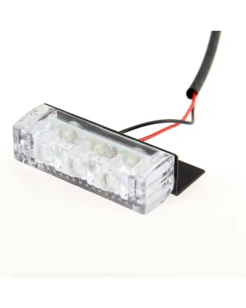 3 Led Аварийна Лампа, Жълта Блиц Светлина, Мигаща, 6 Броя с Контролер 12v
