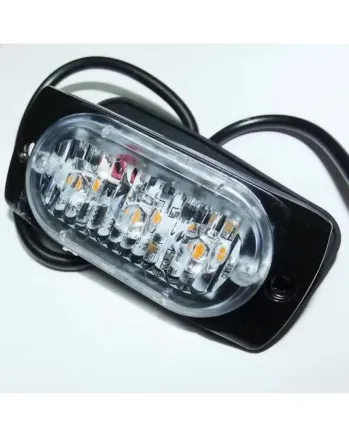 3 LED Аварийна Лампа За Пътна Помощ, Жълта Блиц Светлина, Мигаща! MAR749