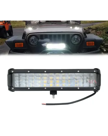 31 См 108W Мощен Led Bar Лед Диоден Бар Прожектор С Лупи 12V 24V 4 Редов Quad Row Насочена Светлина Spot Долно Захващане