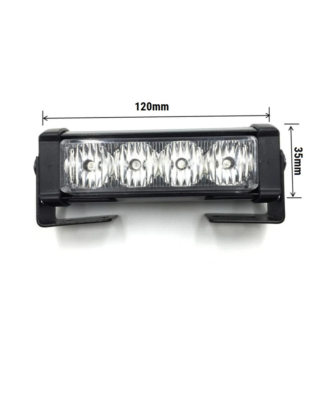 4 Led Аварийна Лампа, Жълта Блиц Светлина, Мигаща, 4 Броя с Контролер
