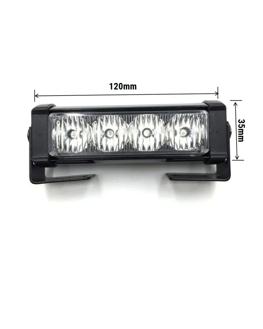 4 Led Аварийна Лампа, Жълта Блиц Светлина, Мигаща, 4 Броя с Контролер