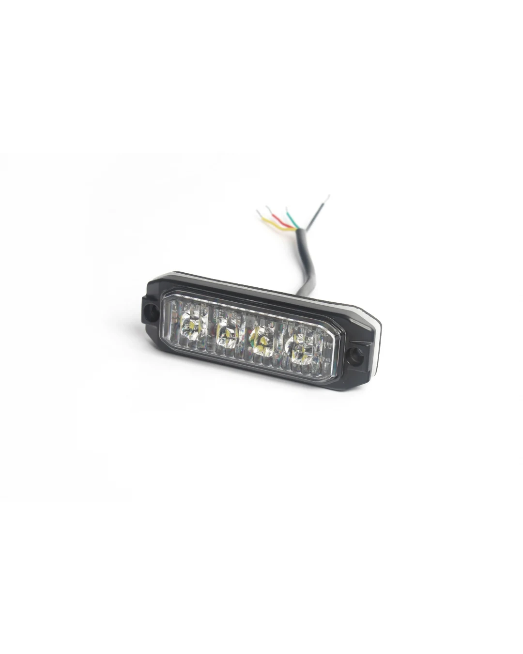4 LED ЛЕД Жълта Аварийна Сигнална Лампа Блиц Светлина Мигаща За Пътна Помощ Платформа и др. 12-24V